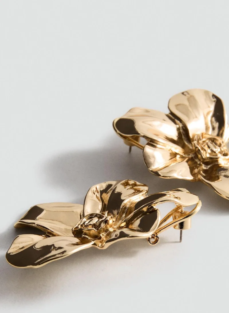 MANGO  Flower-design earrings for Women | Best Price UAE